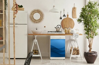 Decoratieve vaatwassermagneet Blauwe kruising