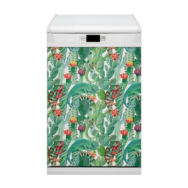 Magnetische Vaatwasser Deur Cover Kameleons