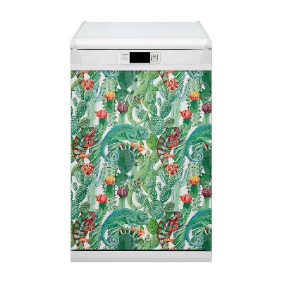 Magnetische Vaatwasser Deur Cover Kameleons