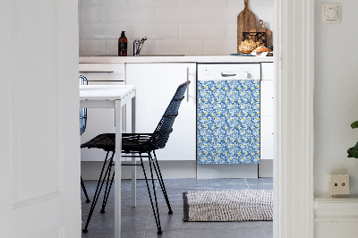 Vaatwasser Panel Cover Vlinders in tropen