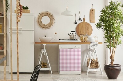Decoratieve vaatwassermagneet Roze rooster