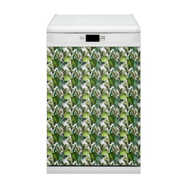 Decoratieve vaatwassermagneet Tropische bladeren