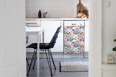 Vaatwasser Panel Cover Pioenboeket