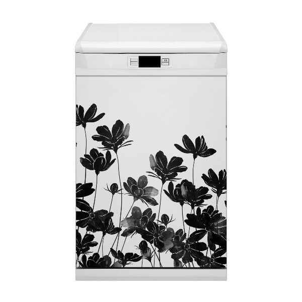 Magnetische Vaatwasser Deur Cover Zwarte weide