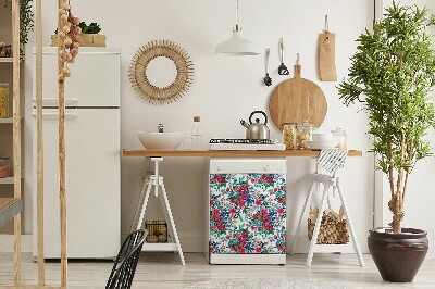 Vaatwasser magneet Kleurrijke bloemen