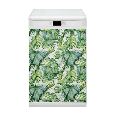 Magnetische Vaatwasser Deur Cover Dichte jungle