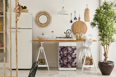 Magnetische Vaatwasser Deur Cover Tuinbloemen