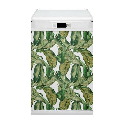 Magnetische Vaatwasser Deur Cover Botanische bladeren