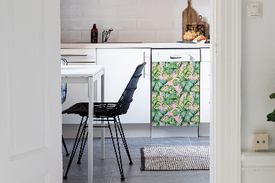 Vaatwasser Panel Cover Botanische kunst