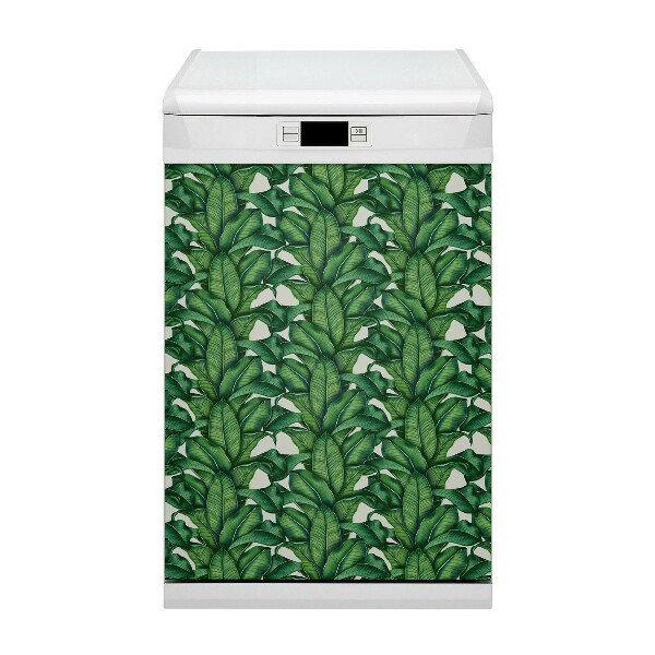 Magnetische Vaatwasser Deur Cover Botanische bladeren