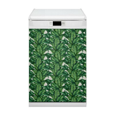 Magnetische Vaatwasser Deur Cover Botanische bladeren
