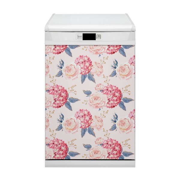 Vaatwasser Panel Cover Hortensia's