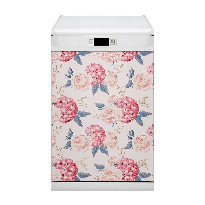 Vaatwasser Panel Cover Hortensia's