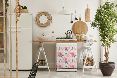 Vaatwasser Panel Cover Hortensia's