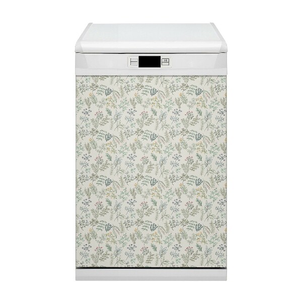 Vaatwasser Panel Cover Groene bladeren