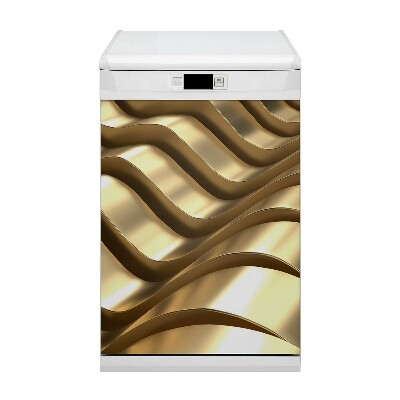 Magnetische Vaatwasser Panel Skin Cover Gouden elementen