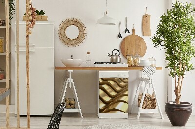 Magnetische Vaatwasser Panel Skin Cover Gouden elementen