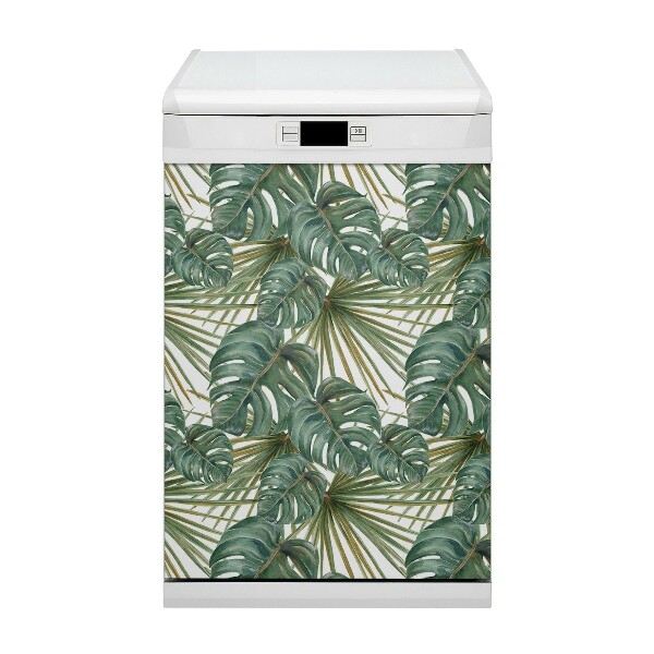 Magnetische Vaatwasser Deur Cover Exotische plant