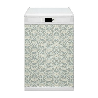 Magnetische Vaatwasser Panel Skin Cover Vintage patroon