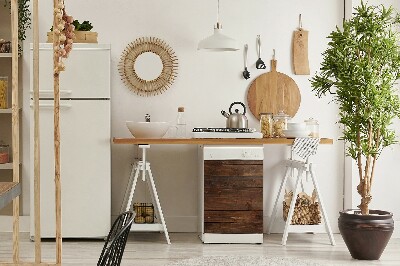 Magnetische Vaatwasser Deur Cover Houten planken