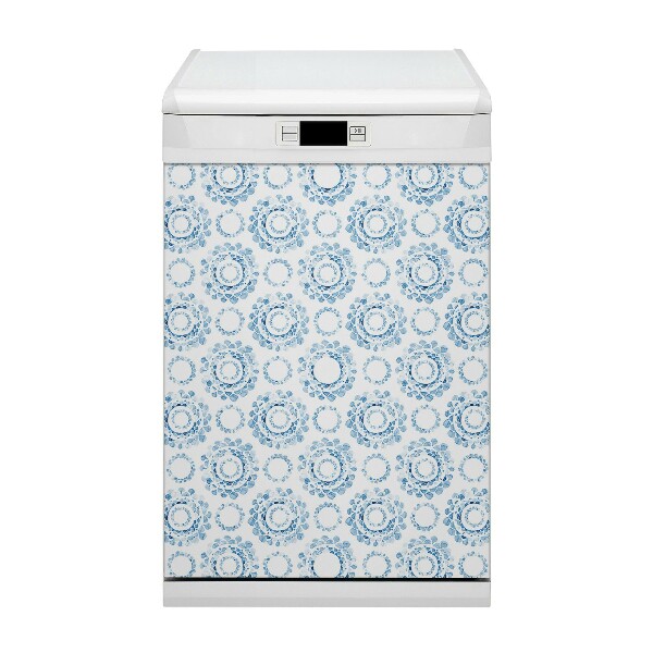 Vaatwasser Panel Cover Blauwe wielen
