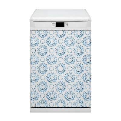 Vaatwasser Panel Cover Blauwe wielen