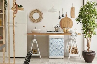Vaatwasser Panel Cover Blauwe wielen