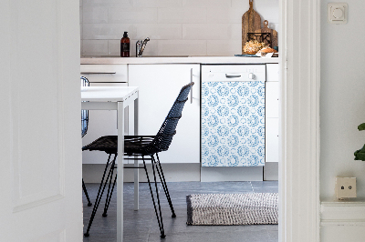 Vaatwasser Panel Cover Blauwe wielen