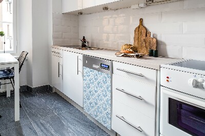 Vaatwasser Panel Cover Blauwe wielen