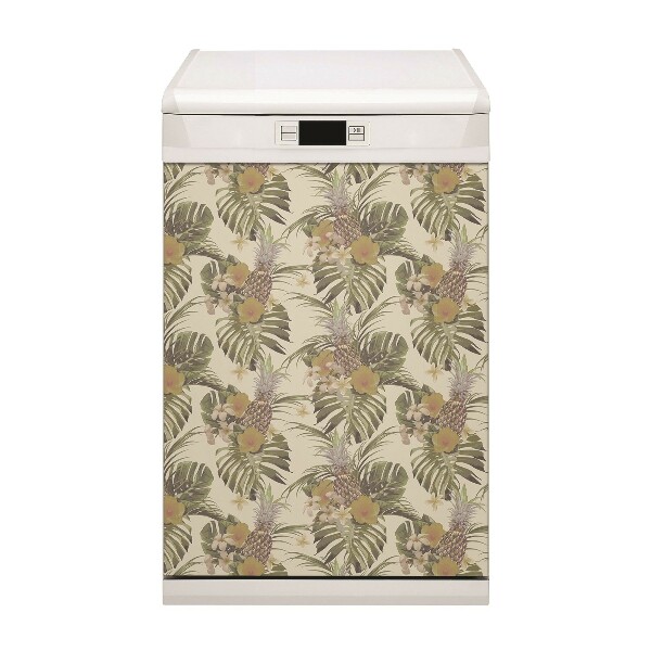 Magnetische Vaatwasser Deur Cover Ananas
