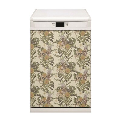 Magnetische Vaatwasser Deur Cover Ananas