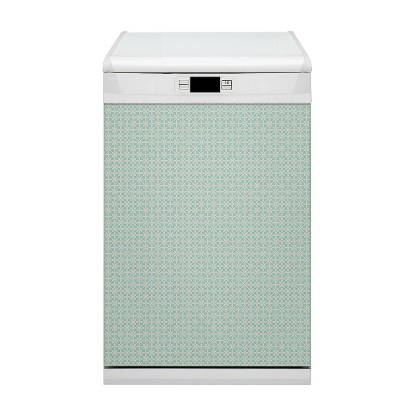 Magnetische Vaatwasser Deur Cover wit Blauw