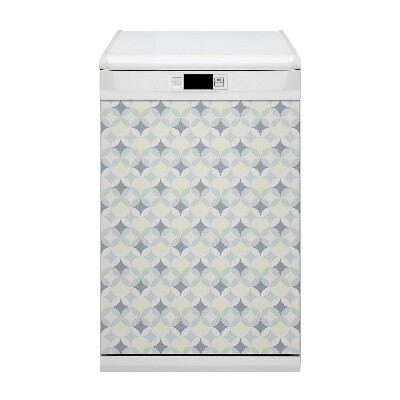 Magnetische Vaatwasser Deur Cover Retro textuur