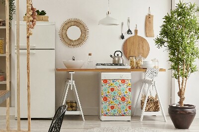 Vaatwasser Panel Cover Weide bloemen