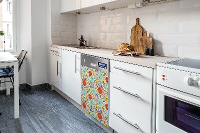 Vaatwasser Panel Cover Weide bloemen