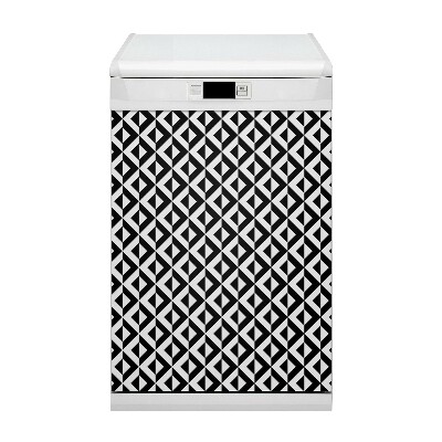 Magnetische Vaatwasser Deur Cover Geometrie illusie