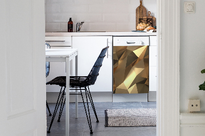 Decoratieve vaatwassermagneet Gulden folie
