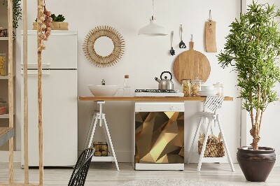 Decoratieve vaatwassermagneet Gulden folie