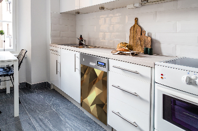 Decoratieve vaatwassermagneet Gulden folie