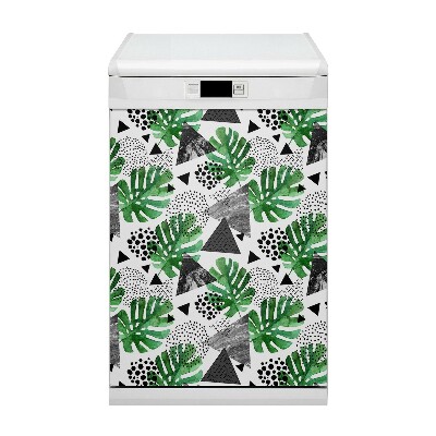 Vaatwasser Panel Cover Jungle -abstractie
