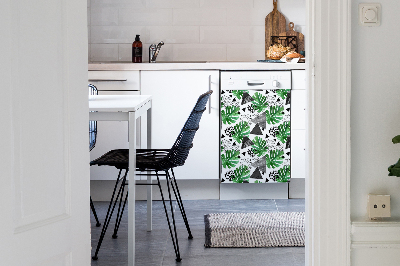 Vaatwasser Panel Cover Jungle -abstractie