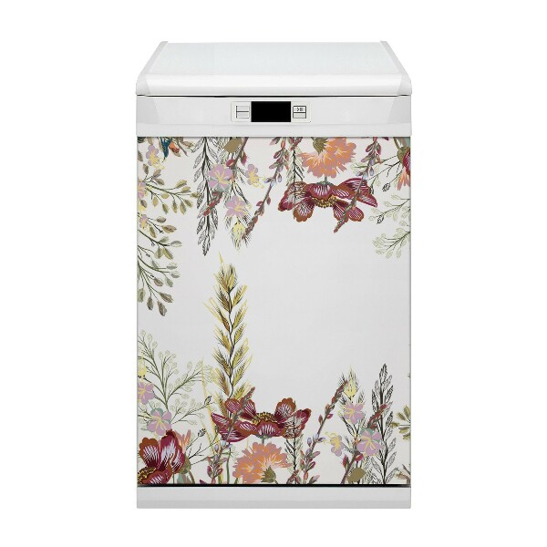 Vaatwasser Panel Cover Veldbloemen