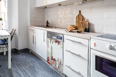 Vaatwasser Panel Cover Veldbloemen