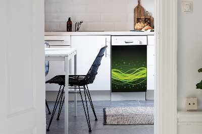 Vaatwasser Panel Cover Groene strepen