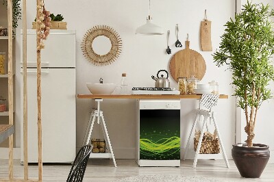 Vaatwasser Panel Cover Groene strepen