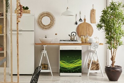 Vaatwasser Panel Cover Groene strepen