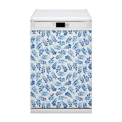 Vaatwasser Panel Cover Blauwe waterverf