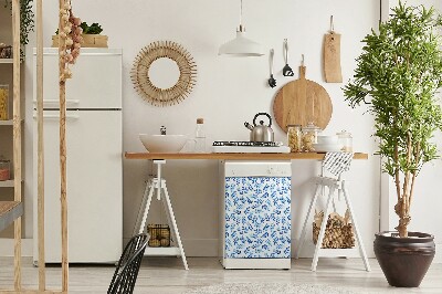 Vaatwasser Panel Cover Blauwe waterverf
