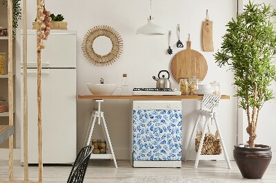 Vaatwasser Panel Cover Blauwe waterverf