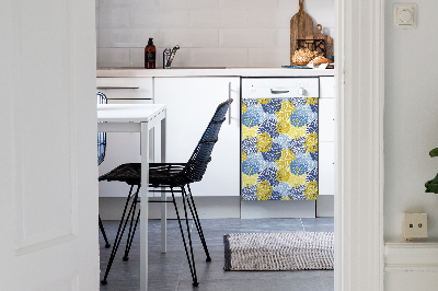 Vaatwasser Panel Cover Chrysanthemumbloem